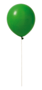 BALLONGER 12" GRÖNA 10-P